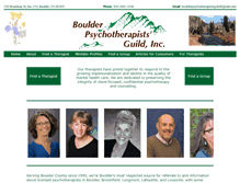 Tablet Screenshot of boulderpsychotherapistsguild.com